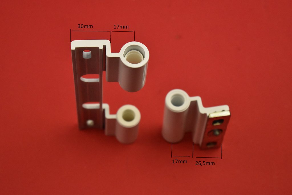 Schüco 239109 Rollentürband weiß