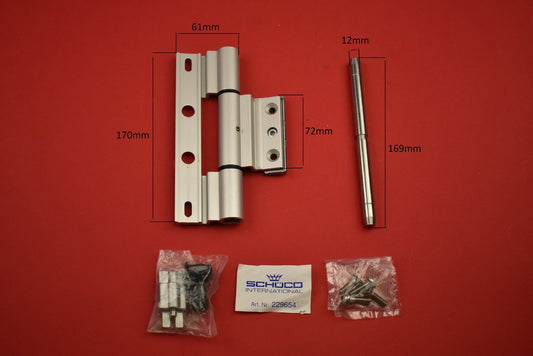Schüco 229654 Rollentürband silber
